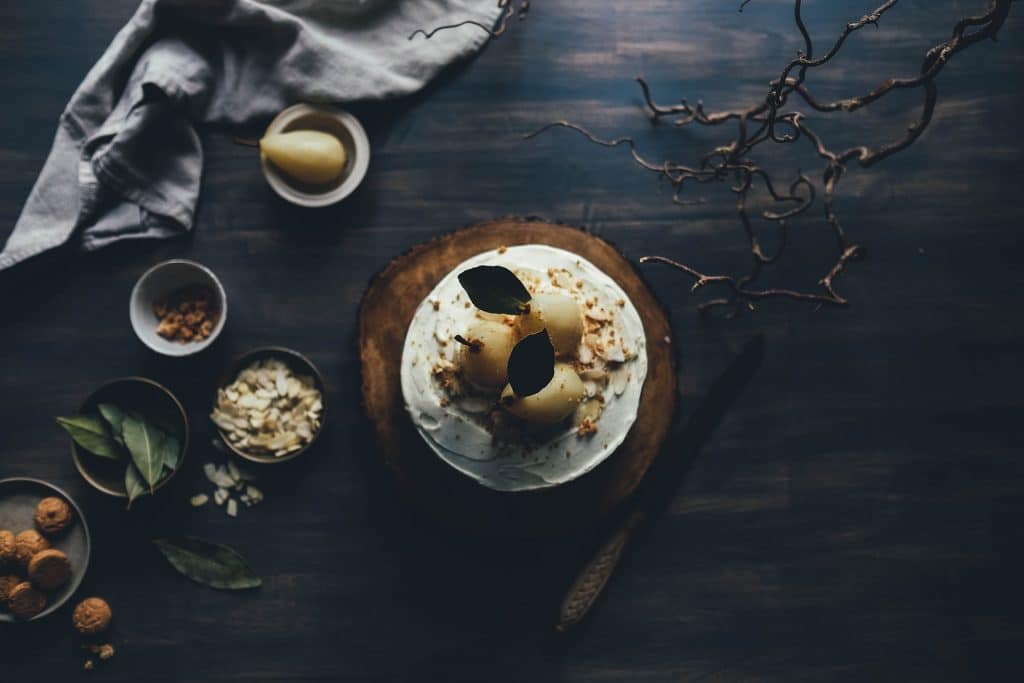 Serwowanie deseru slow food
