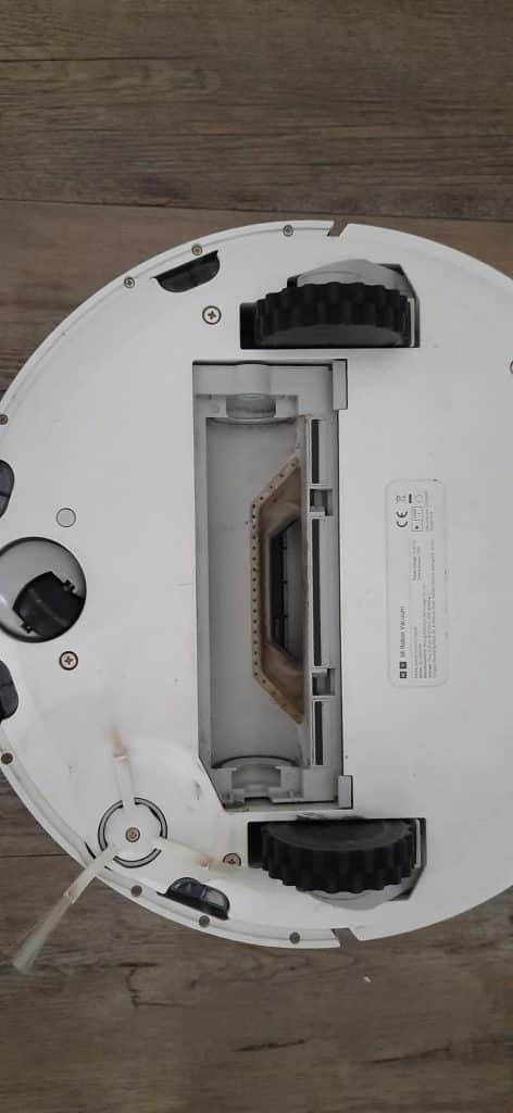 miejsce instalacji głównej szczotki odkurzacza Xiaomi