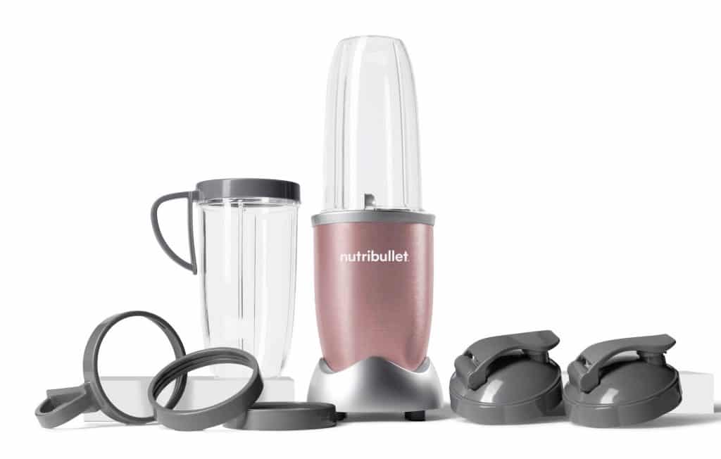 Różowy blender osobisty nutribullet® Pro 900 z akcesoriami