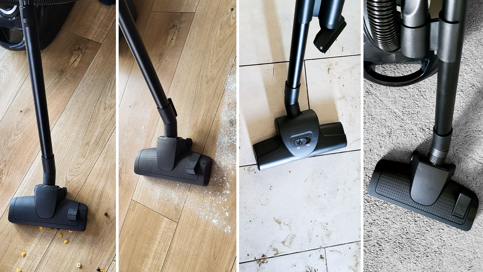 Odkurzanie różnych powierzchni i materiałów odkurzaczem Bosch Serie 4 BGB38BA3T