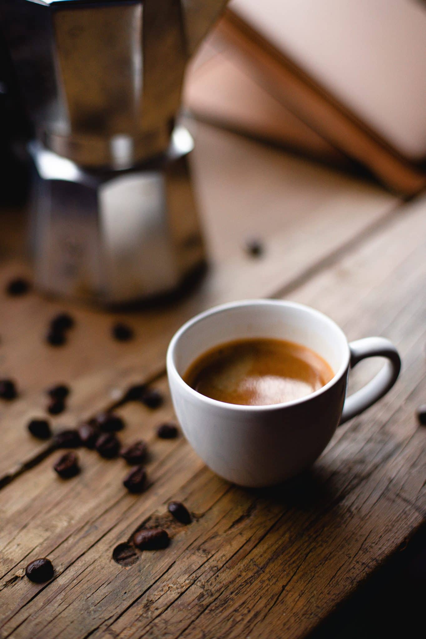 Kawa espresso w filiżance