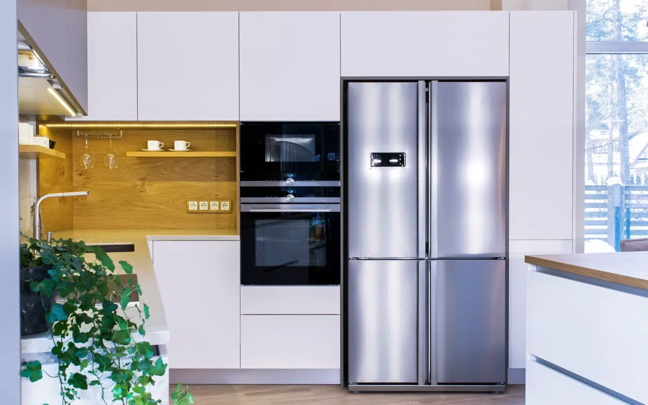 wymiary lodówki multidoor idealnie dopasowane do zabudowy kuchennej