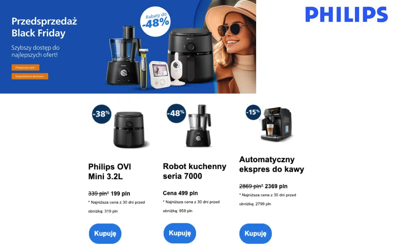 Black Friday w Philips: AGD