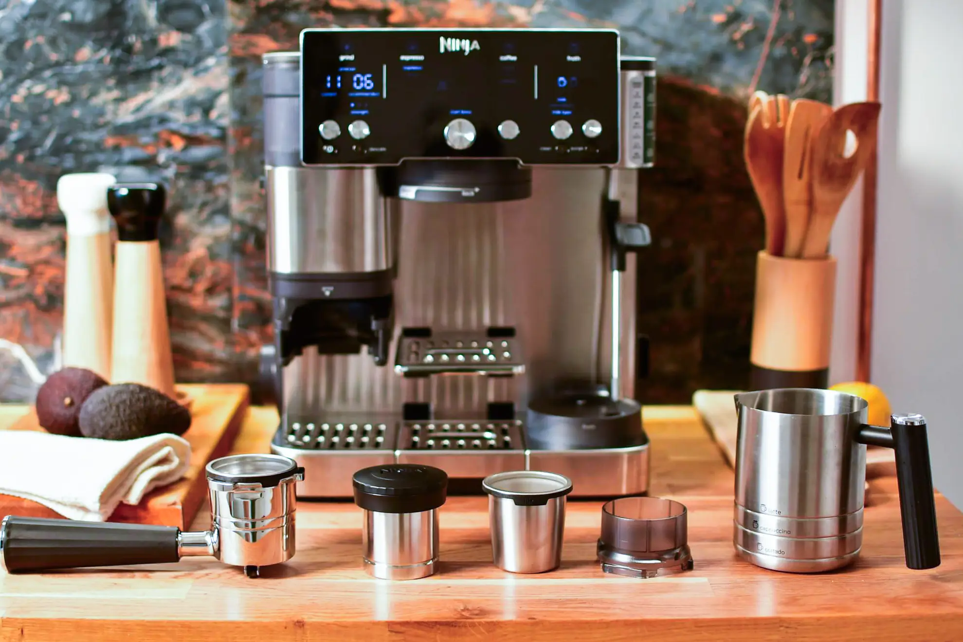 Niezbędne akcesoria ekspresu kolbowego Ninja Luxe Café