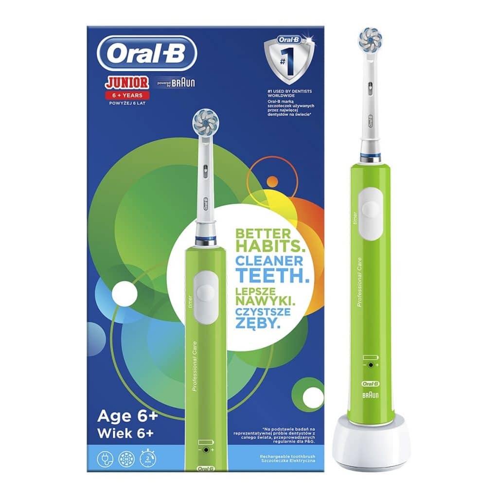 szczoteczka elektryczna oral-b junior
