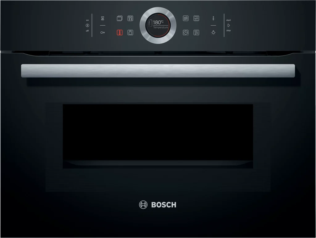 Piekarnik z funkcją mikrofali Bosch AutoPilot CMG633BB1, CMG633BS1