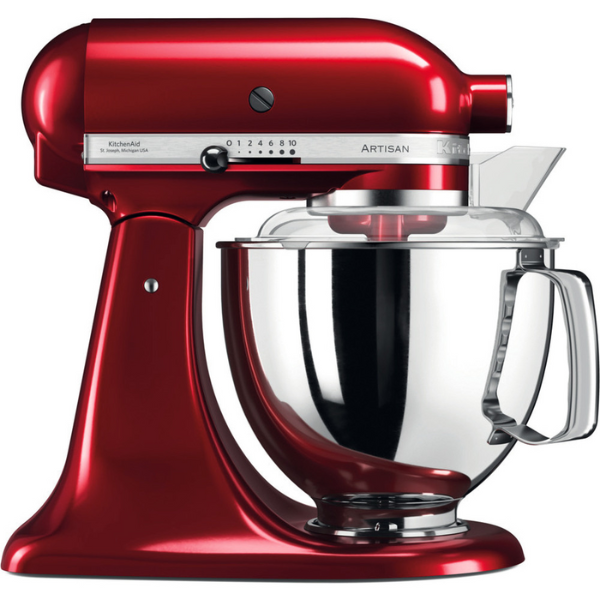 KitchenAid Artisan – czerwony robot planetarny retro