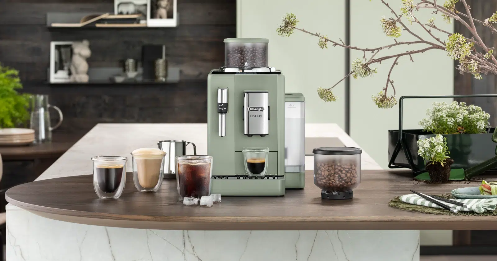 zielony ekspres De'Longhi Rivelia LatteHot