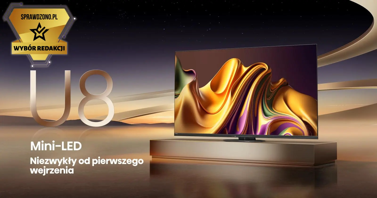 Telewizor 4K Mini-LED Hisense U8NQ