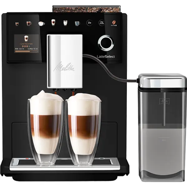 Melitta LatteSelect - ekspres ciśnieniowy, który parzy 2 mleczne kawy jednocześnie